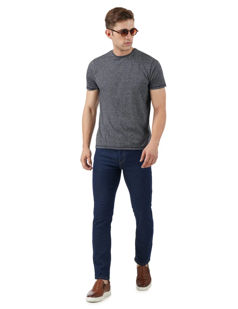 inkd Men's Regular Fit Jeans - Mid-Rise | Cotton Blend | Stretchable Fabric | Classic 5 Pocket Styling